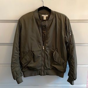 H&M bomber jacket - army green